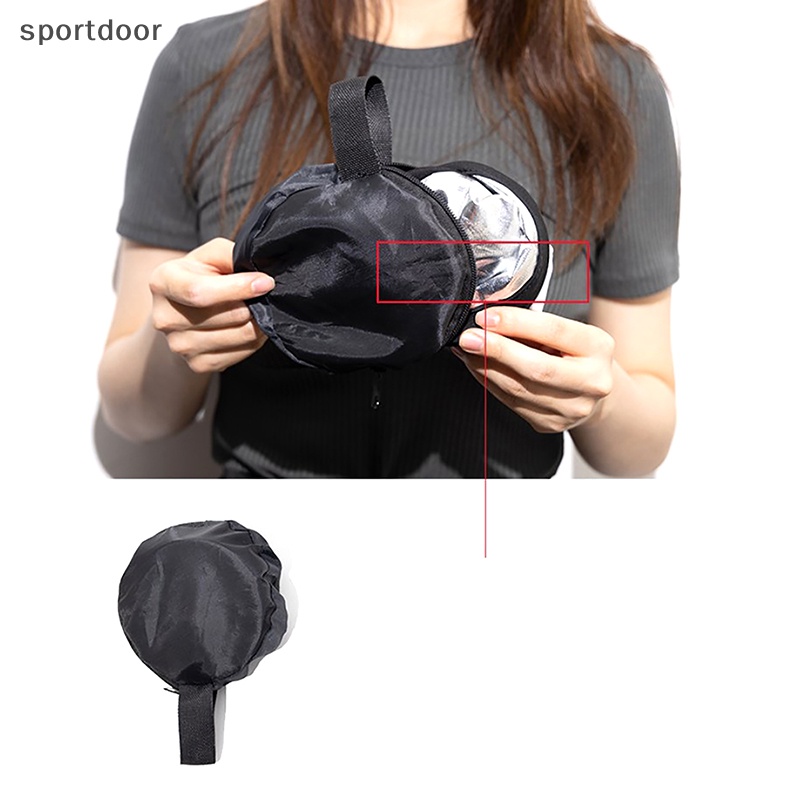 Đèn Chụp Ảnh Cầm Tay 2 Trong 1 30cm Màu Vàng / Bạc / Trắng Có Thể Gập Lại Kèm Túi Đựng