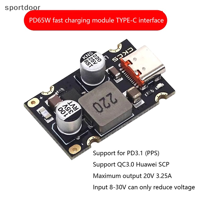 Mô-đun Sạc Nhanh pd65w Giao Diện type-c pd3.1 pps qc3.0 huawei