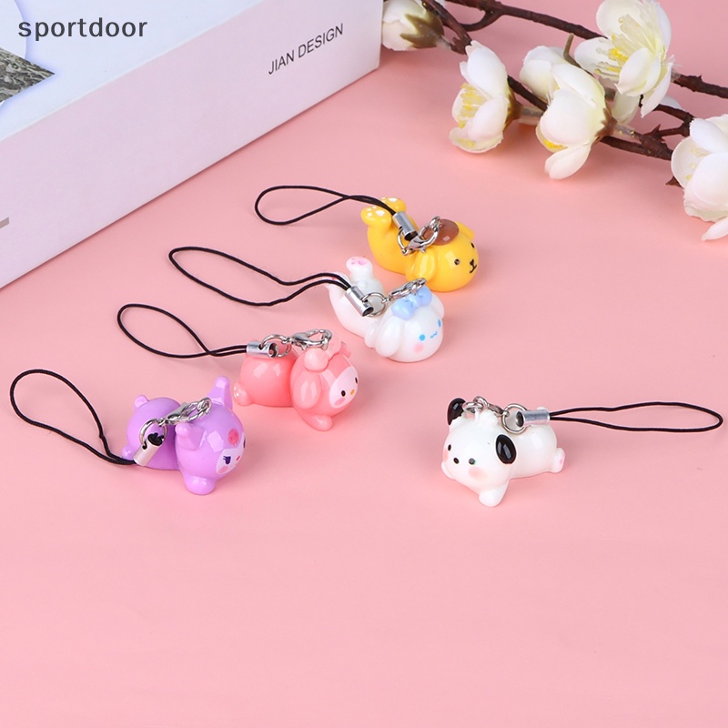 Dây Treo Điện Thoại sanrio melody cinnamoroll Túi Xách Hình hello kitty Quyến Rũ