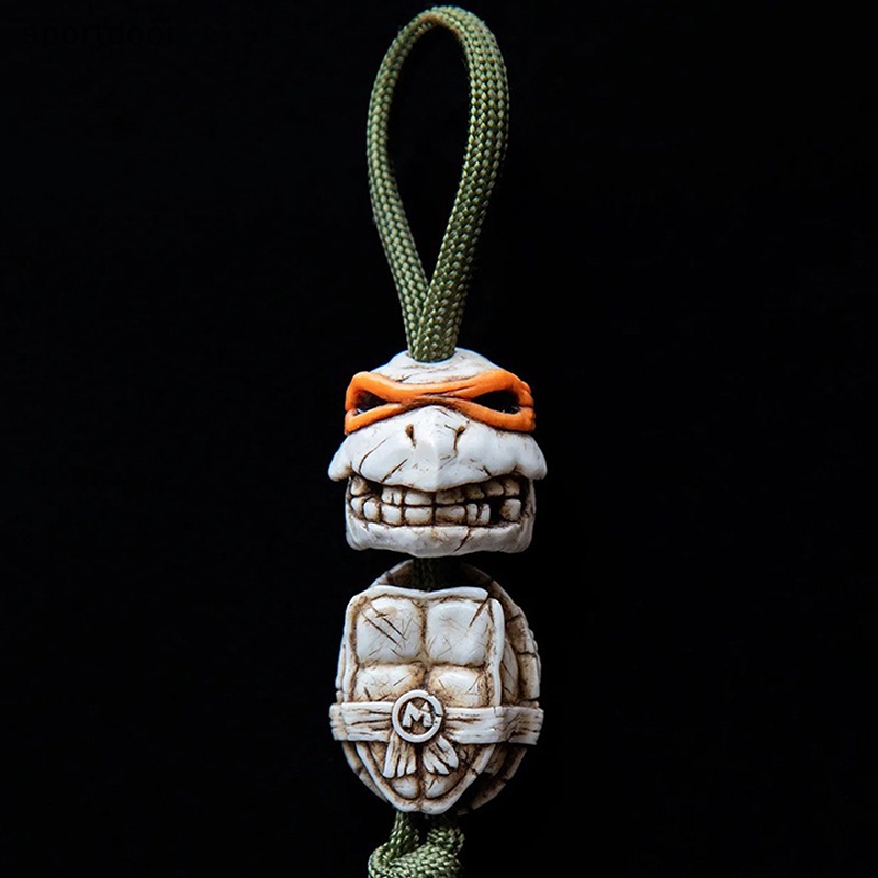 Móc Chìa Khóa Xe Hơi / Ba Lô / Túi Xách Hạt Đầu Lâu Rùa / Đầu Lâu paracord buddy