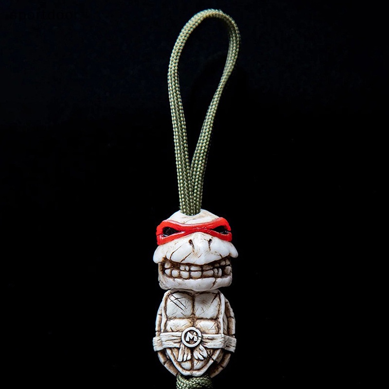 Móc Chìa Khóa Xe Hơi / Ba Lô / Túi Xách Hạt Đầu Lâu Rùa / Đầu Lâu paracord buddy