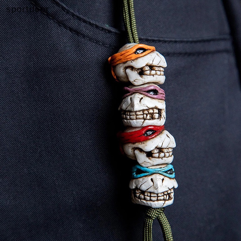 Móc Chìa Khóa Xe Hơi / Ba Lô / Túi Xách Hạt Đầu Lâu Rùa / Đầu Lâu paracord buddy
