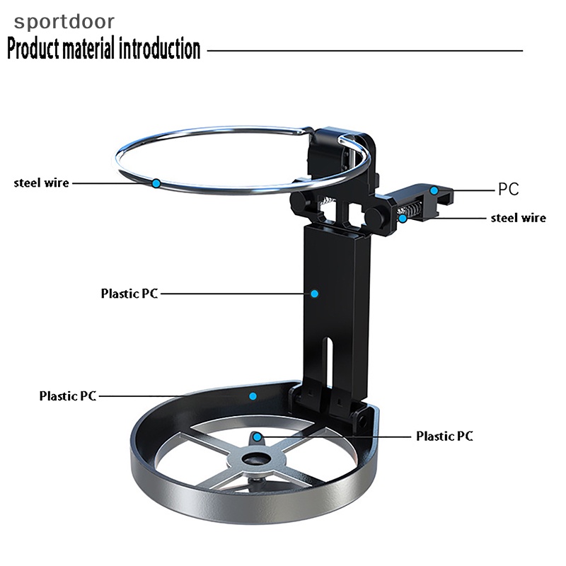 Giá Đỡ Bình Nước Có Thể Gập Lại Gắn Lỗ Thông Gió Xe Hơi