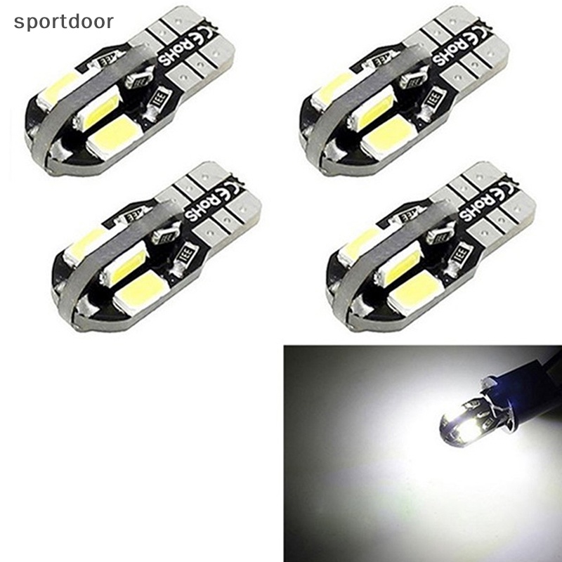Set 10 Bóng Đèn led canbus 5730 8smd 12v 6000k w5w t10 Chuyên Dụng Cho Xe Hơi