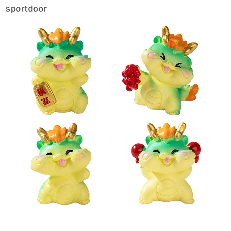 Tượng Rồng Hoạt Hình Trang Trí Tiểu Cảnh Năm Mới diy