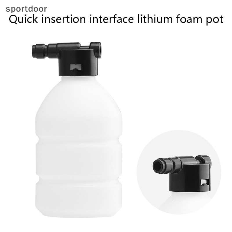 Bình Xịt Bọt Tuyết 300ml Có Thể Điều Chỉnh 1 / 4 inch Dành Cho Máy Rửa Xe Hơi