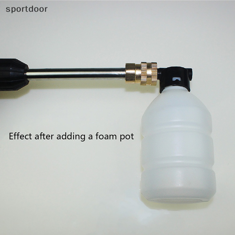 Bình Xịt Bọt Tuyết 300ml Có Thể Điều Chỉnh 1 / 4 inch Dành Cho Máy Rửa Xe Hơi