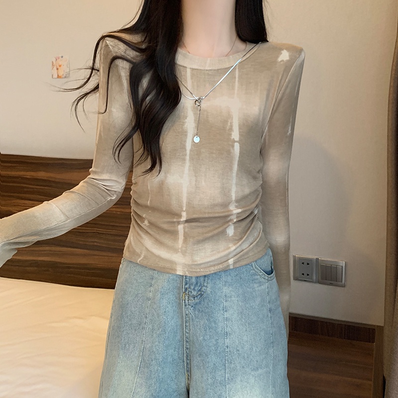 Áo Thun Dài Tay Thời Trang Quyến Rũ Cho Nữ