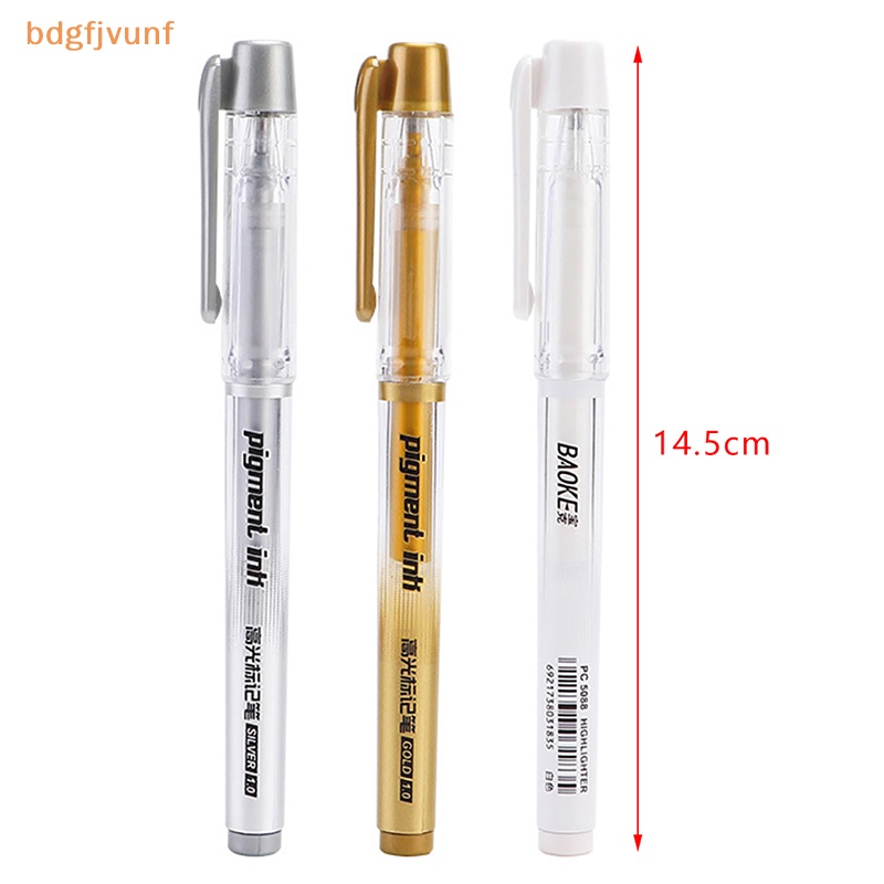 Bdgf Bút Đánh Dấu Kim Loại Chống Thấm Nước Màu Trắng Vàng Bạc 1.0mm diy vn