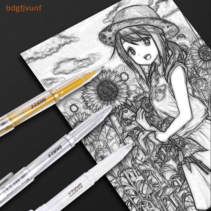 Bdgf Bút Đánh Dấu Kim Loại Chống Thấm Nước Màu Trắng Vàng Bạc 1.0mm diy vn