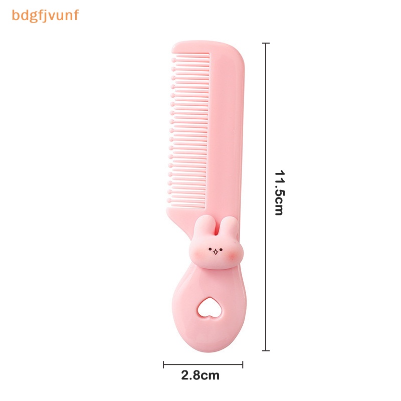 Lược Chải Tóc mini Bỏ Túi Họa Tiết Hoa Động Vật Hoạt Hình Dễ Thương bdgf Dành Cho Bé Gái