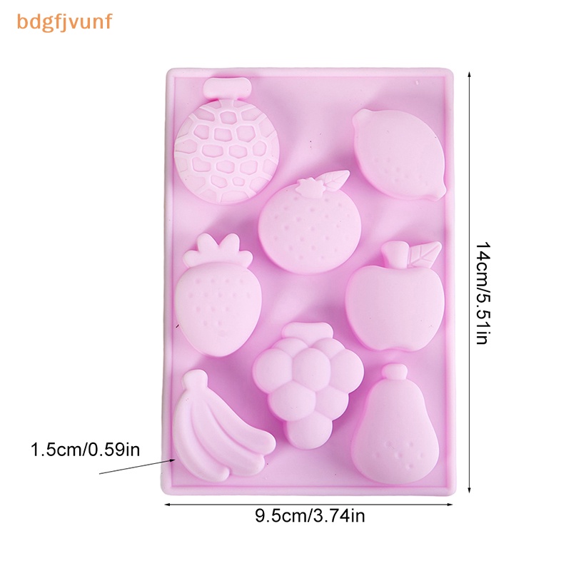 Khuôn Silicon Làm Bánh Kẹo Hình Trái Cây Hoạt Hình 3d vn