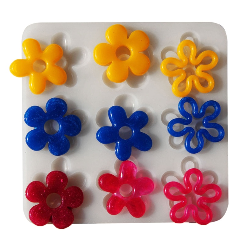 Ivy Khuôn silicone Hình Hoa Pha Lê Làm Mặt Vòng cổ Thủ Công diy Tinh Tế Moo