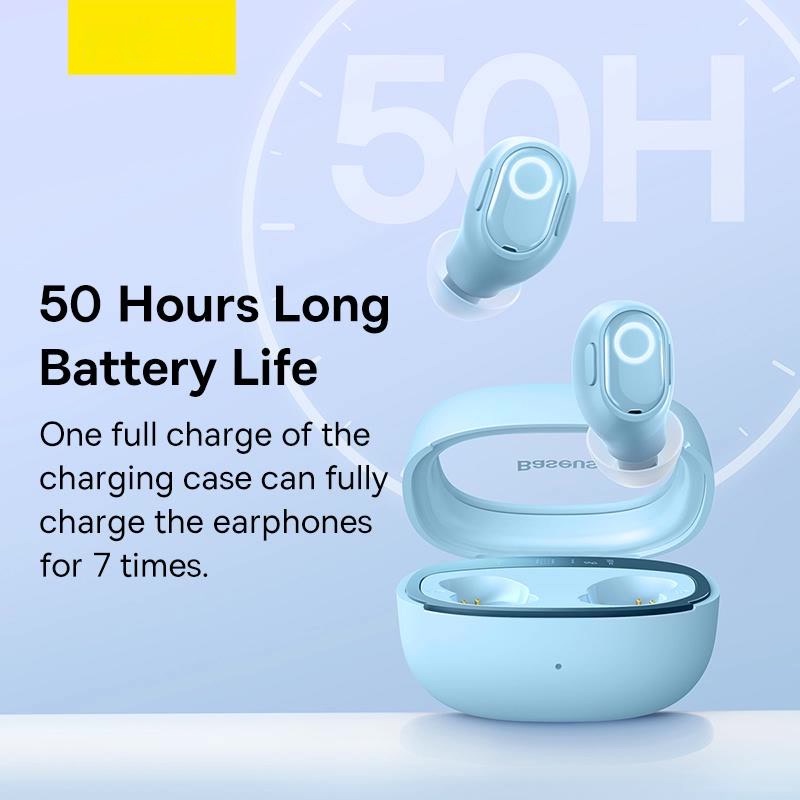 Tai nghe Bluetooth Bowie WM02 Wireless Bluetooth 5.3 Sạc nhanh Pin siêu dài có màn hình LED, Cáp sạc