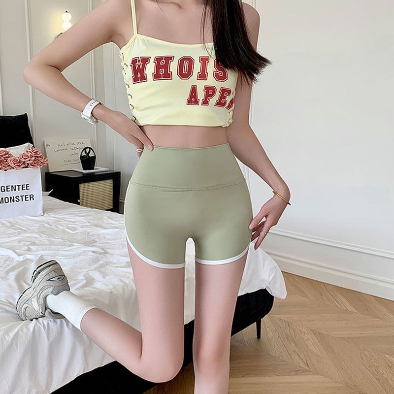 Loco Quần Short Tập yoga Lưng Cao Ôm Dáng Nhanh Khô Thời Trang Cho Nữ