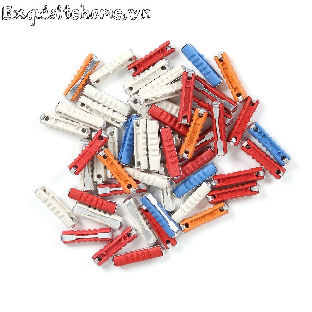 Set 50 Cầu Chì 5a 8a 16a 25a Cho Xe Ô Tô