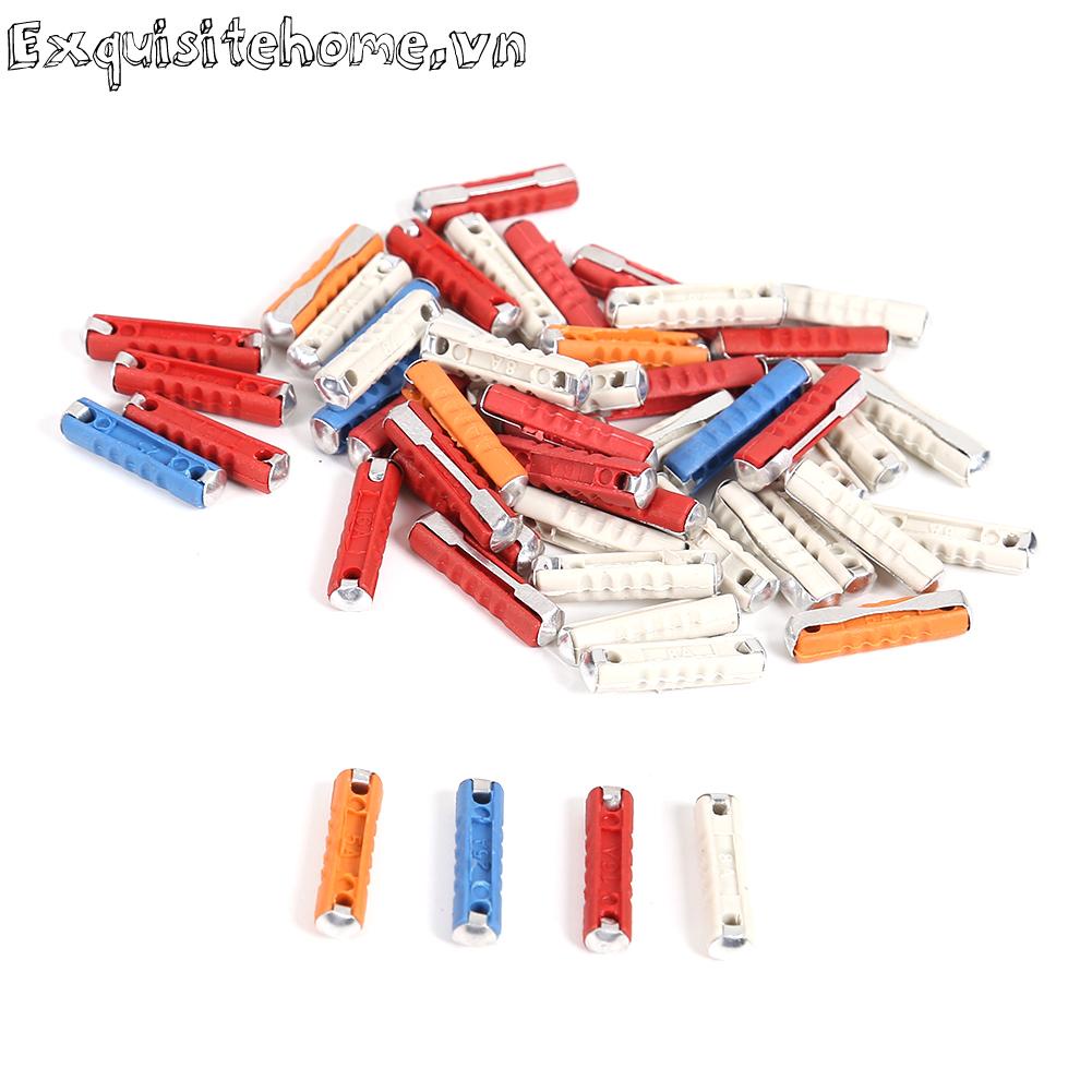 Set 50 Cầu Chì 5a 8a 16a 25a Cho Xe Ô Tô