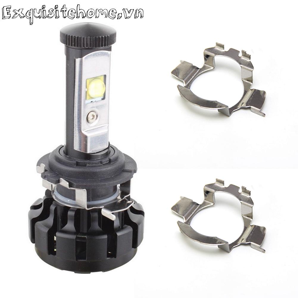 Bộ 2 Giá Đỡ Đèn Pha led h7 Chuyên Dụng Cho Xe Hơi benz bmw audi