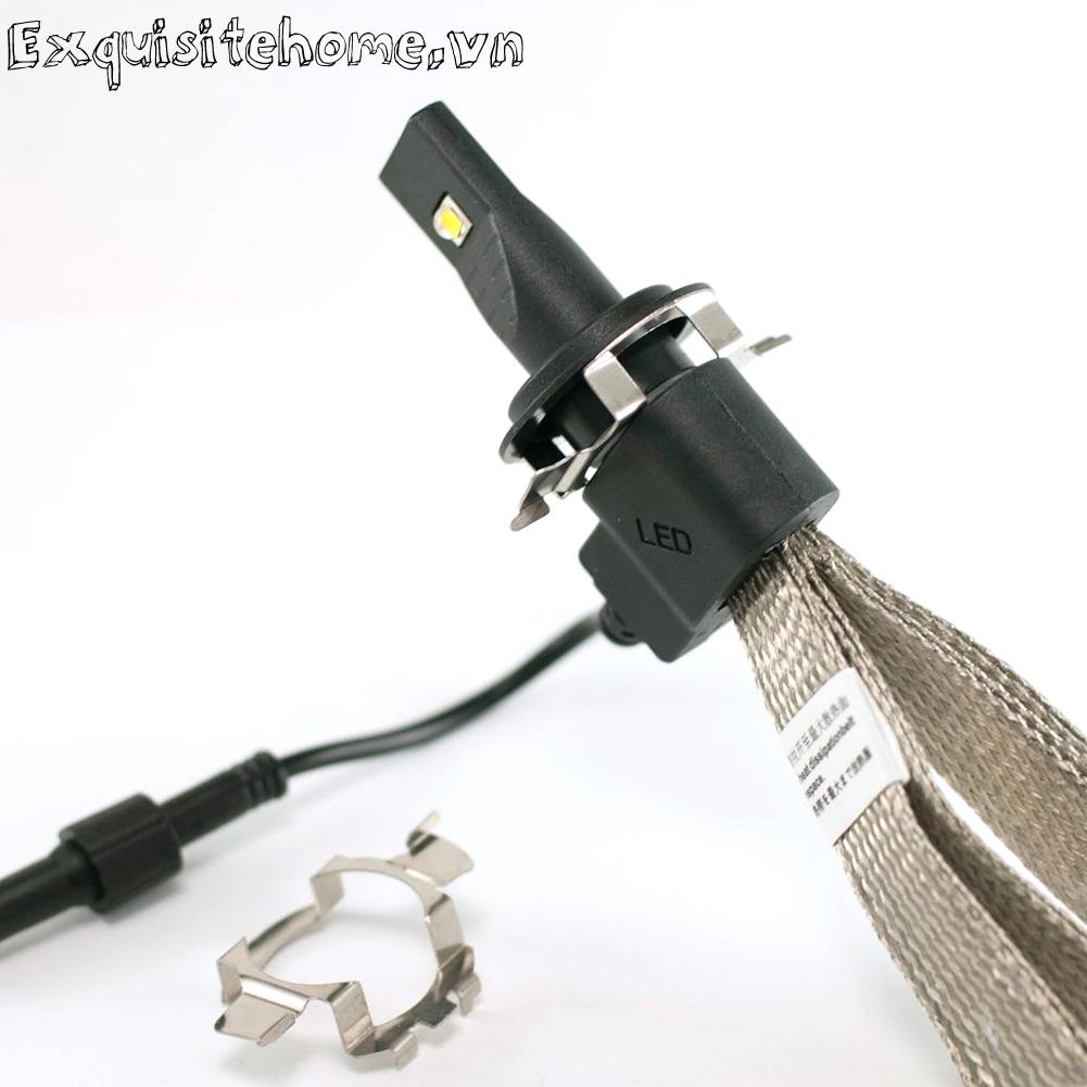 Bộ 2 Giá Đỡ Đèn Pha led h7 Chuyên Dụng Cho Xe Hơi benz bmw audi