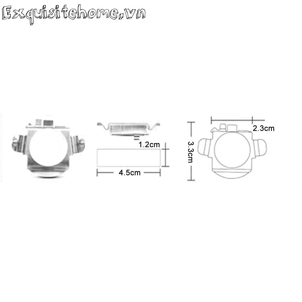 Bộ 2 Giá Đỡ Đèn Pha led h7 Chuyên Dụng Cho Xe Hơi benz bmw audi