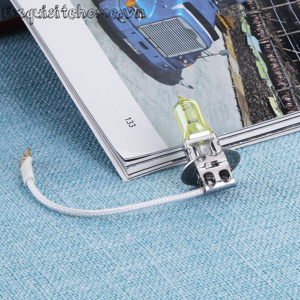 1 Đèn Pha xenon h3 12v 55w 3000k Cho Xe Hơi