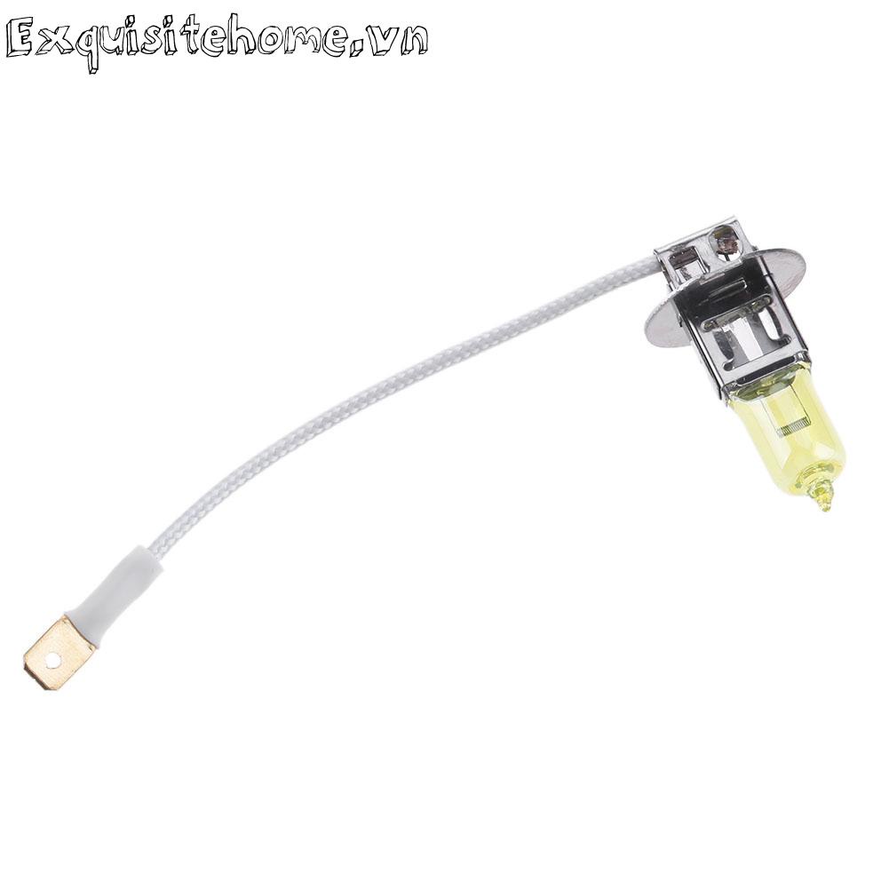 1 Đèn Pha xenon h3 12v 55w 3000k Cho Xe Hơi