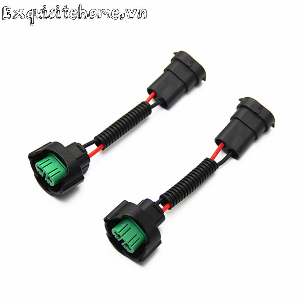 Bộ 2 Dây Cáp Kéo Dài h11 h9 h8 Cho Đèn Pha Xe Hơi halogen