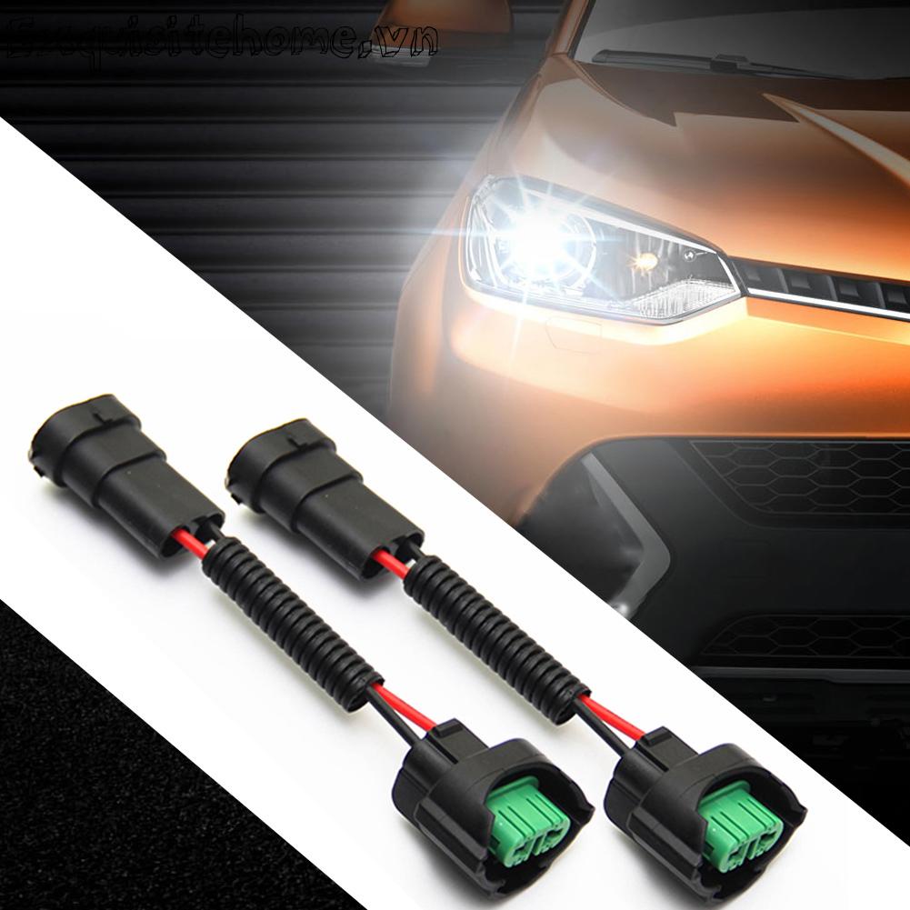 Bộ 2 Dây Cáp Kéo Dài h11 h9 h8 Cho Đèn Pha Xe Hơi halogen