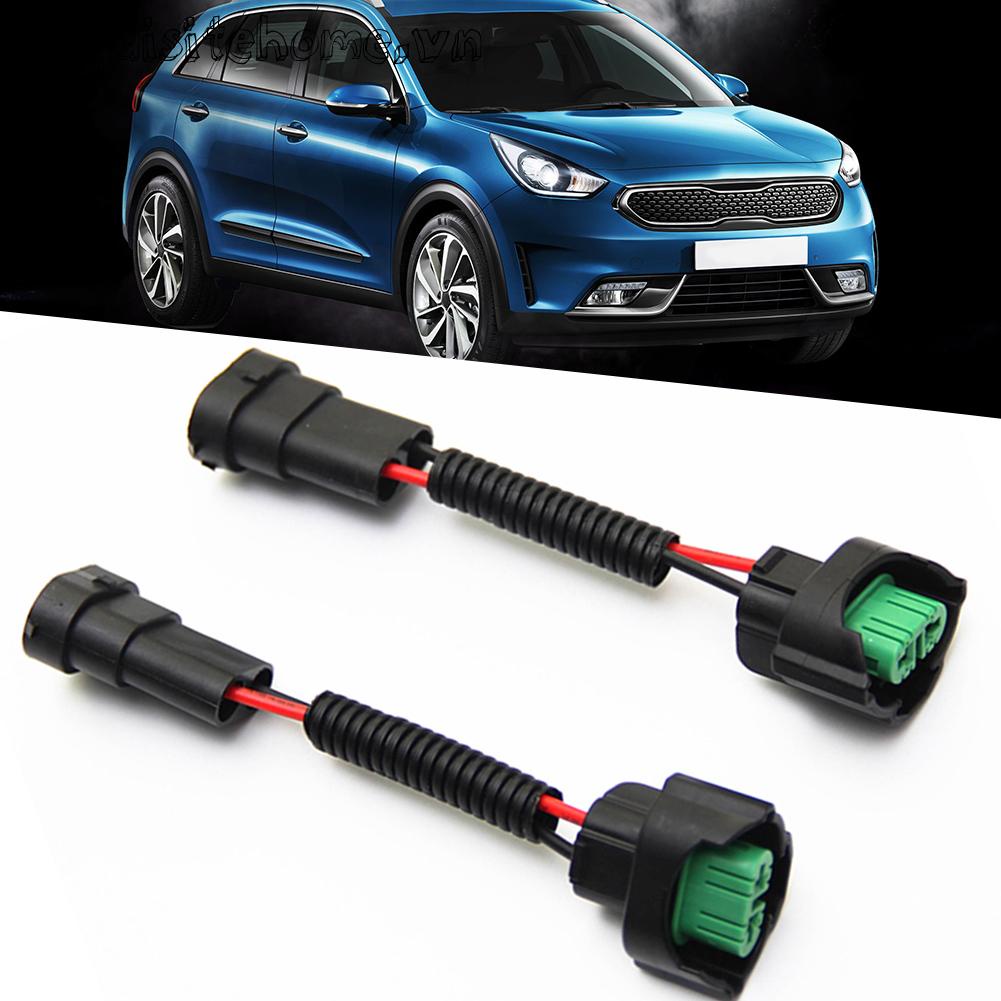 Bộ 2 Dây Cáp Kéo Dài h11 h9 h8 Cho Đèn Pha Xe Hơi halogen