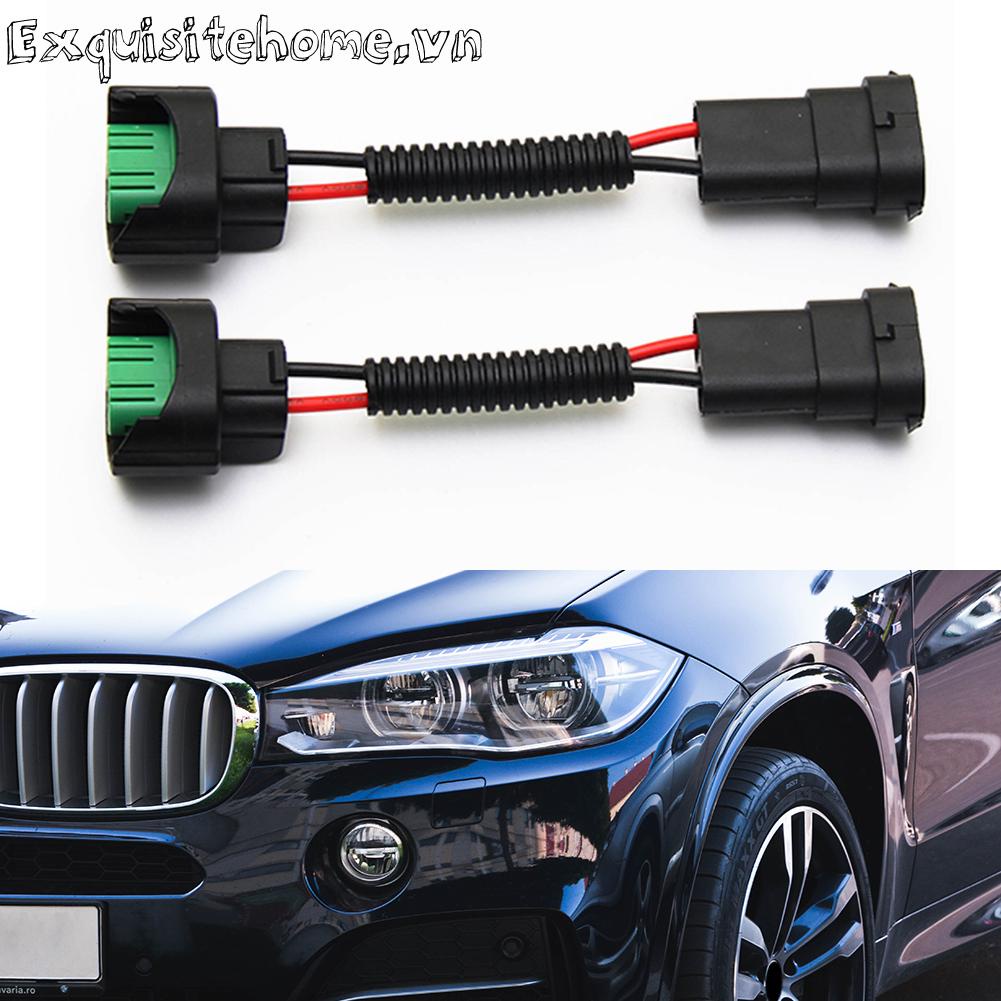 Bộ 2 Dây Cáp Kéo Dài h11 h9 h8 Cho Đèn Pha Xe Hơi halogen