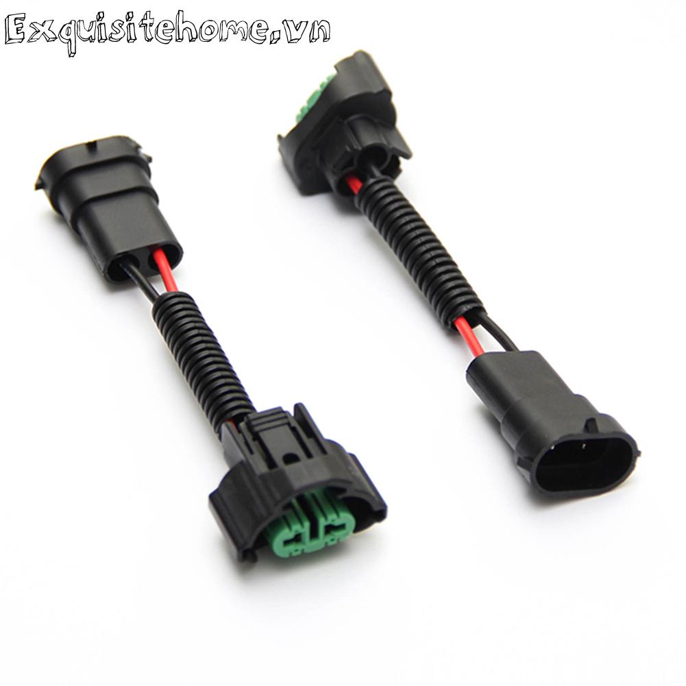 Bộ 2 Dây Cáp Kéo Dài h11 h9 h8 Cho Đèn Pha Xe Hơi halogen