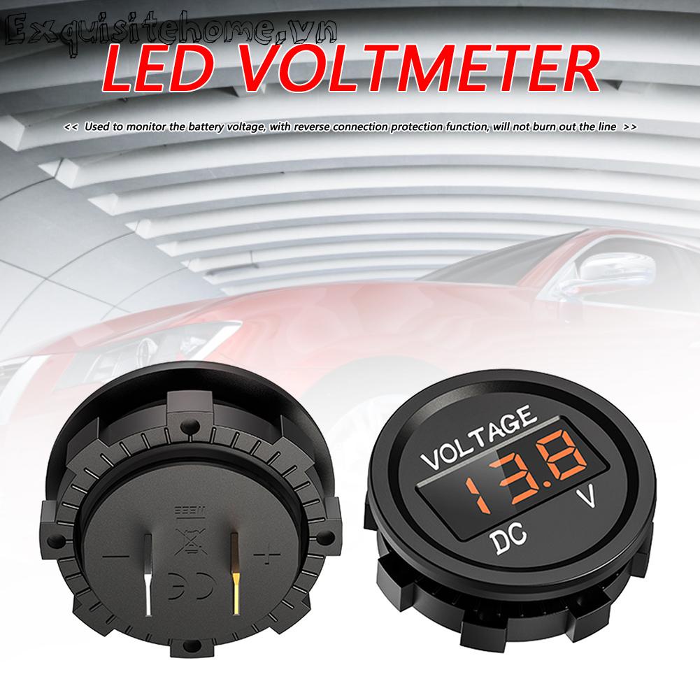 Đồng Hồ Đo Điện Áp Kỹ Thuật Số d1 12-24v Chuyên Dụng Cho Xe Hơi Xe Máy