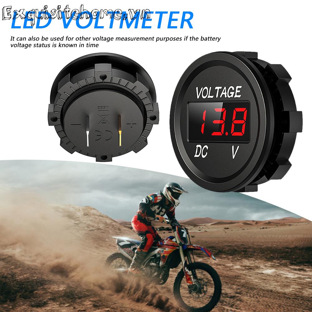 Đồng Hồ Đo Điện Áp Kỹ Thuật Số d1 12-24v Chuyên Dụng Cho Xe Hơi Xe Máy