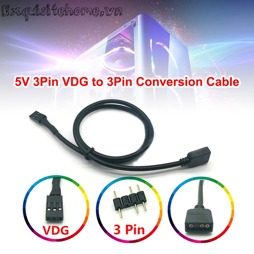 Cáp Chuyển Đổi rgb 5v vdg Sang 3 pin
