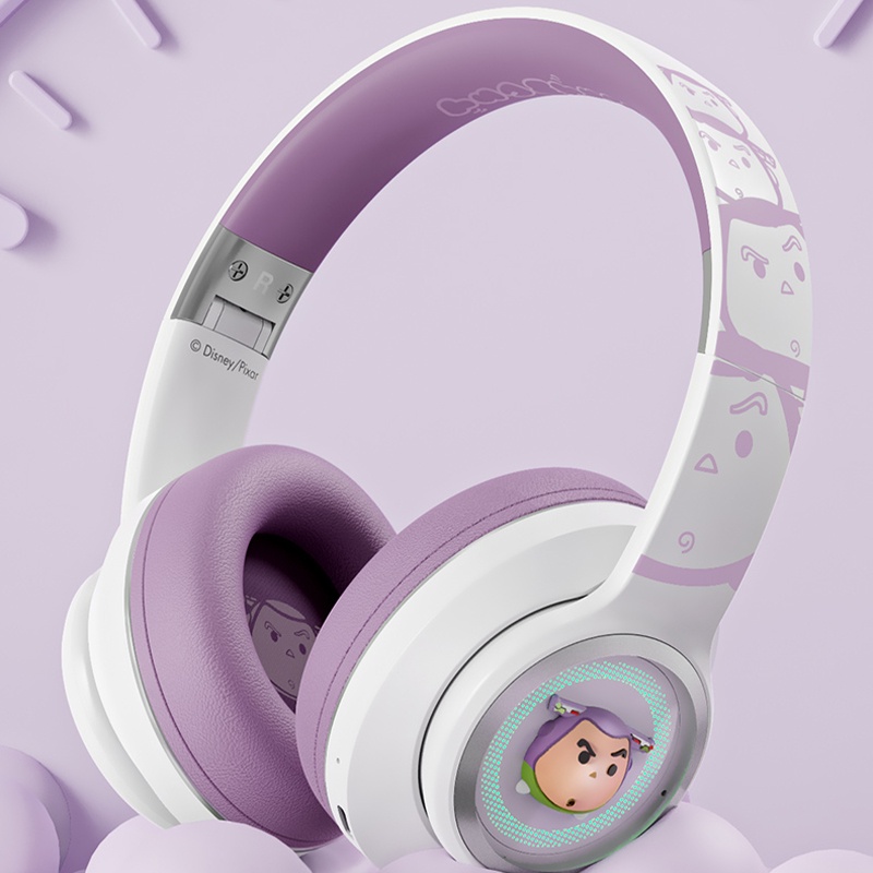 Disney Tai Nghe bluetooth 5.3 Không Dây d30 Chống Ồn Hình stitch Gấu Ngoài Hành Tinh chip Buzz Lightyear donald Có Thể Gập Lại