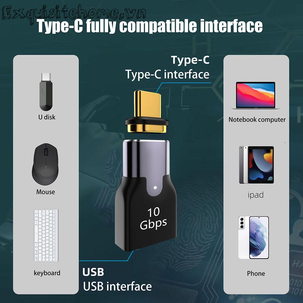 Đầu Chuyển Đổi 10gbps Từ usb3.0 Sang type-c 1080p 60hz hd otg
