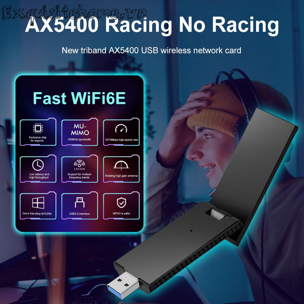 Usb wifi 6e usb 3.0 2.4g 5g 6g Chất Lượng Cao tri-band