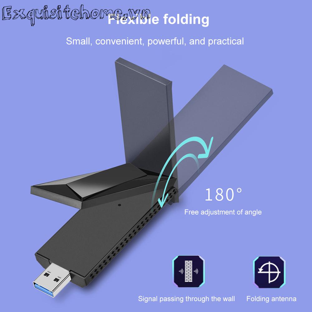 Usb wifi 6e usb 3.0 2.4g 5g 6g Chất Lượng Cao tri-band