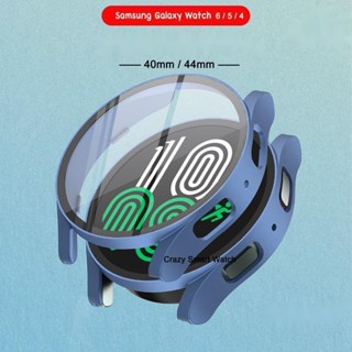  YIFILM Ốp Bảo Vệ Bằng pc Cứng + Kính Cường Lực Dành Cho Đồng Hồ Thông Minh samsung galaxy watch 6   watch 5   watch 4 40mm 44mm 5 