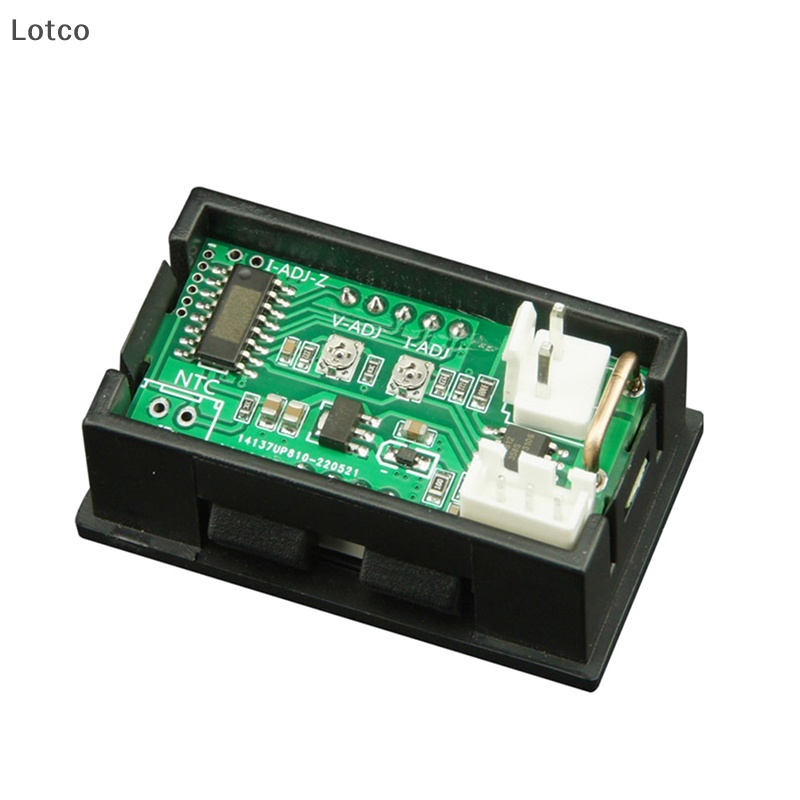 Lotco Vôn Kế Kỹ Thuật Số dc 0-100v 10a 0.28 Chuyên Dụng" Đèn led vn Màu Đỏ Xanh Dương Đỏ