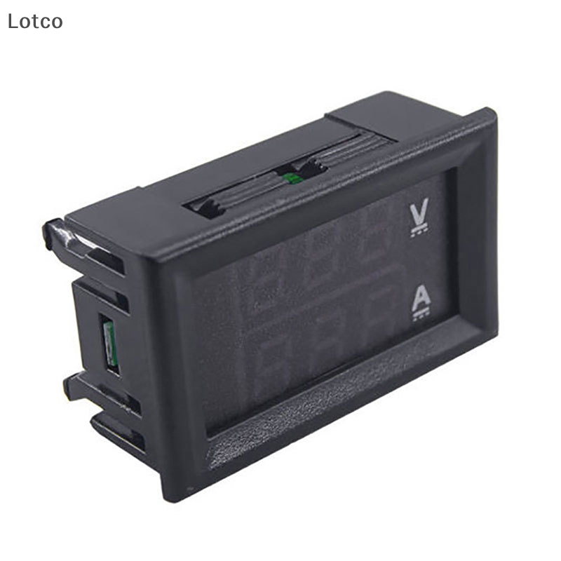 Lotco Vôn Kế Kỹ Thuật Số dc 0-100v 10a 0.28 Chuyên Dụng" Đèn led vn Màu Đỏ Xanh Dương Đỏ