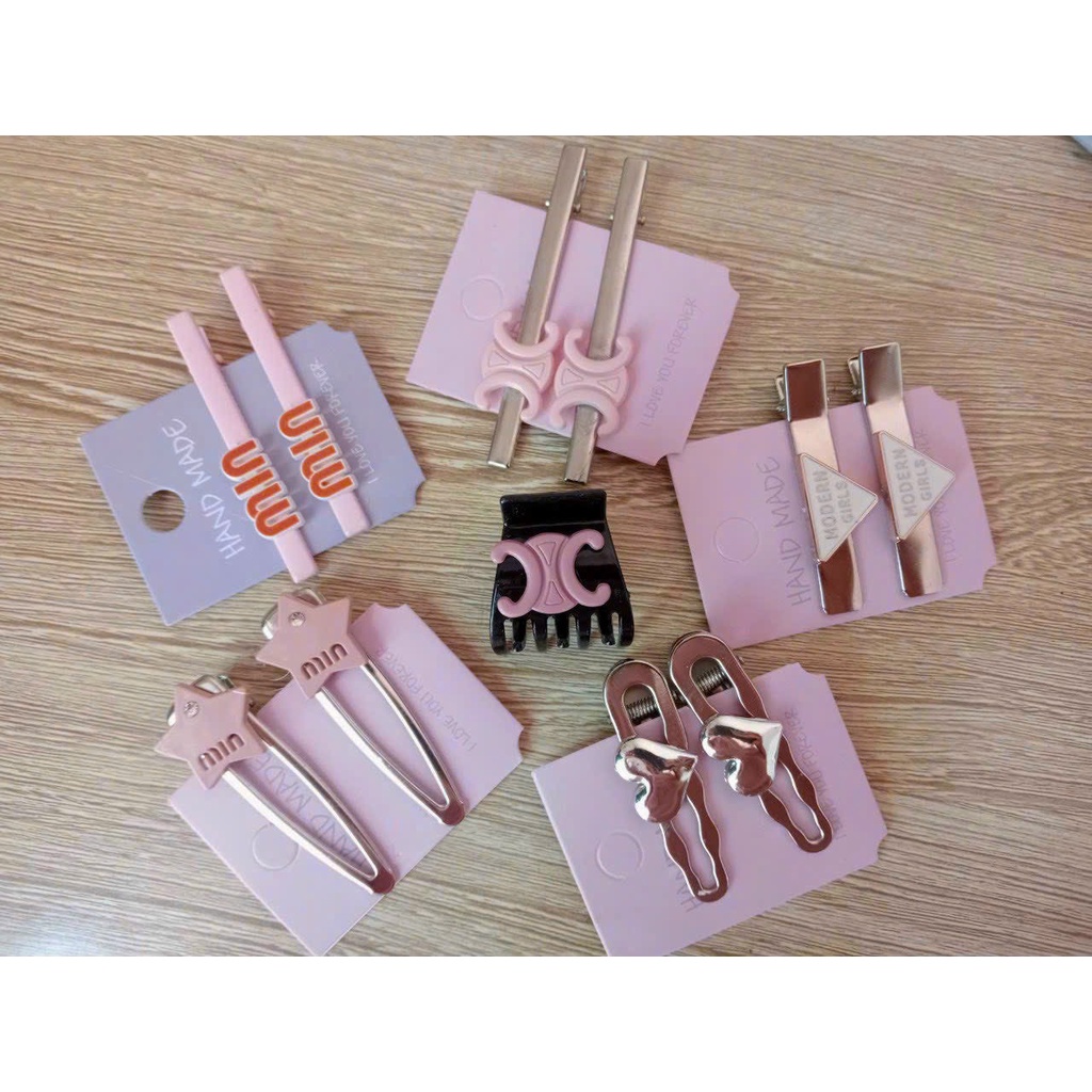 Set kẹp 11 món kẹp tóc cute hot 2023