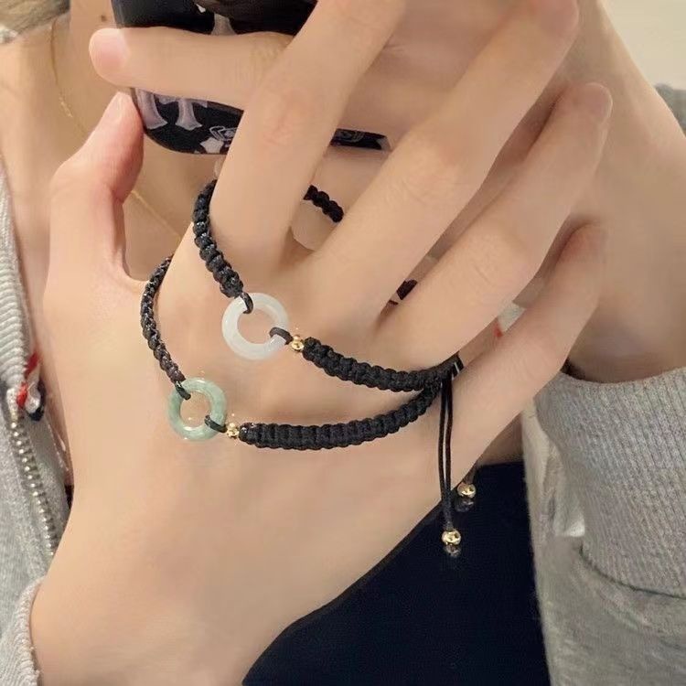 Vòng Tay May Mắn Đơn Giản Có Thể Điều Chỉnh Dành Cho Cặp Đôi
