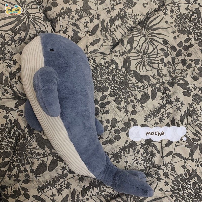 Dễ Thương Thú Nhồi Bông Hình Cá Voi / Gấu teddy Đáng Yêu