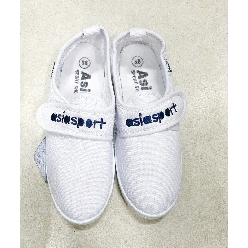 GIÀY ASIA DÁN TRẮNG W006 - GIÀY ASIA XÉ DÁN HỌC SINH - GIÁ RẺ - SIZE 33-40