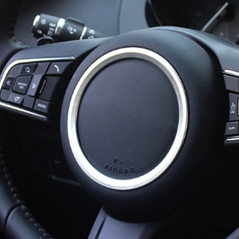 Vòng Dán 3d Bằng abs Trang Trí Vô Lăng xe Hơi jaguar xfl xe f-pace f-pace x761 e-pace