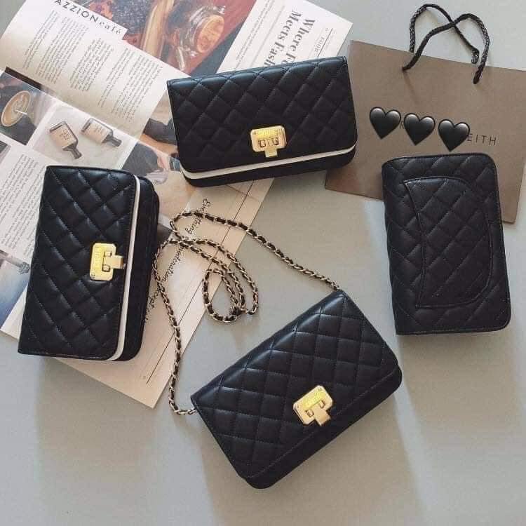 Túi quả trám CNK 2 màu + 6% phí shopee