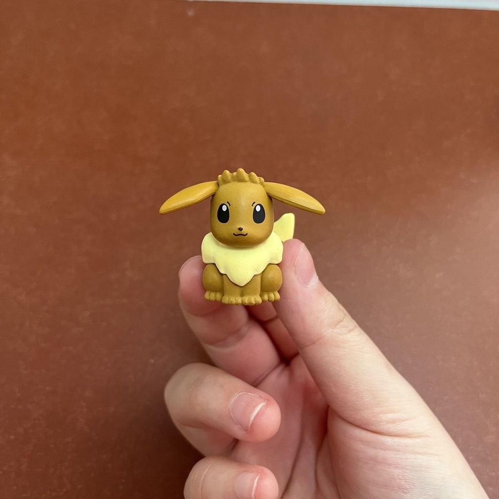 Hàng Chính Hãng Số Lượng Lớn bandai Capsulesule Đồ Chơi Mô Hình pokemon dumb Thú eevee ornament