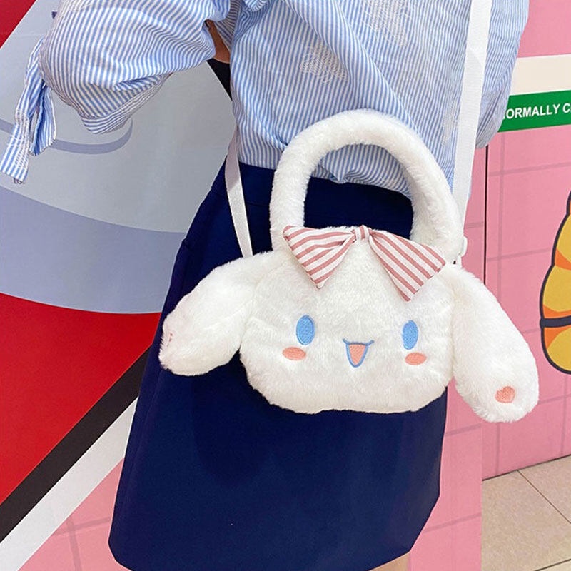 BOYASHI Túi Đeo Chéo Hình Chú Chó Tai To Nhồi Bông Phong Cách lolita Nhật Bản Dễ Thương Cho Bạn Gái