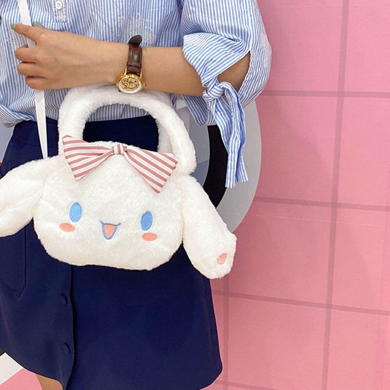 BOYASHI Túi Đeo Chéo Hình Chú Chó Tai To Nhồi Bông Phong Cách lolita Nhật Bản Dễ Thương Cho Bạn Gái